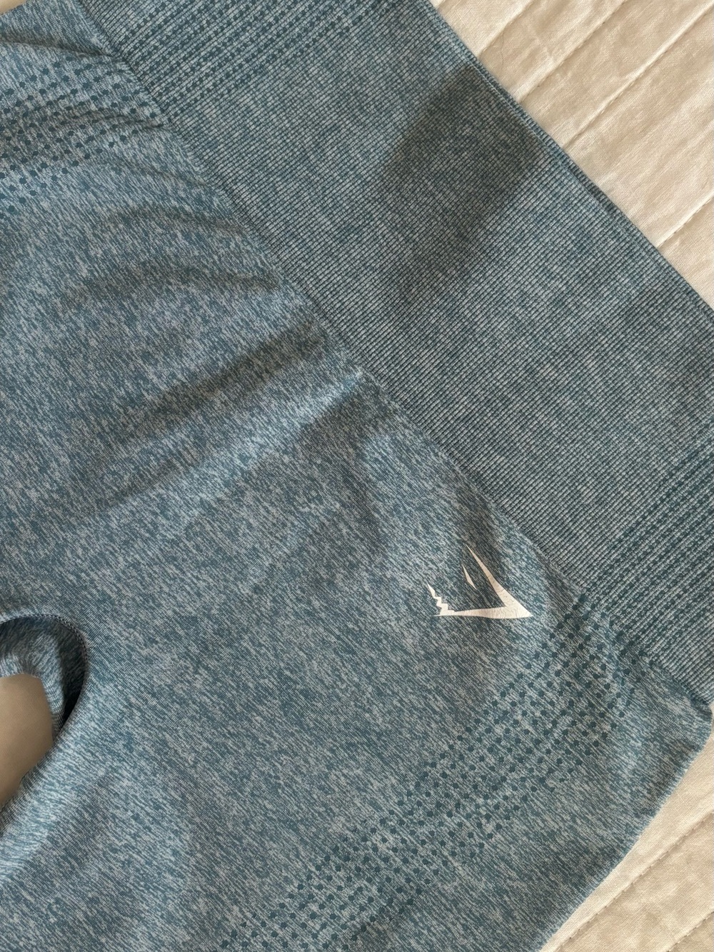 Gymshark Vital Seamless 2.0 Leggings Blue Gray Marl Size Small - Picture 5 of 13